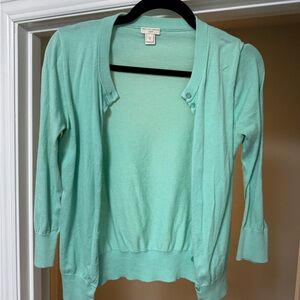 J. Crew Light Green Women's Cardigan
